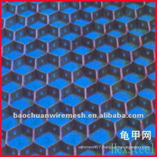 High-temperature-resistant plastic hexagon grid